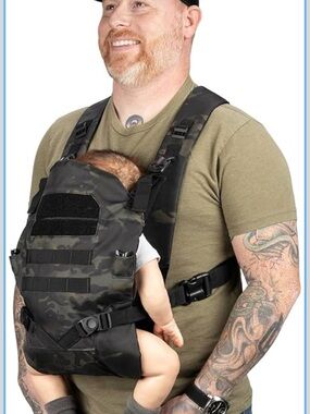 Tactical Gear Carrier - Black Camo